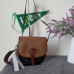 NWT Dooney And Bourke Black And Brown Crossbody